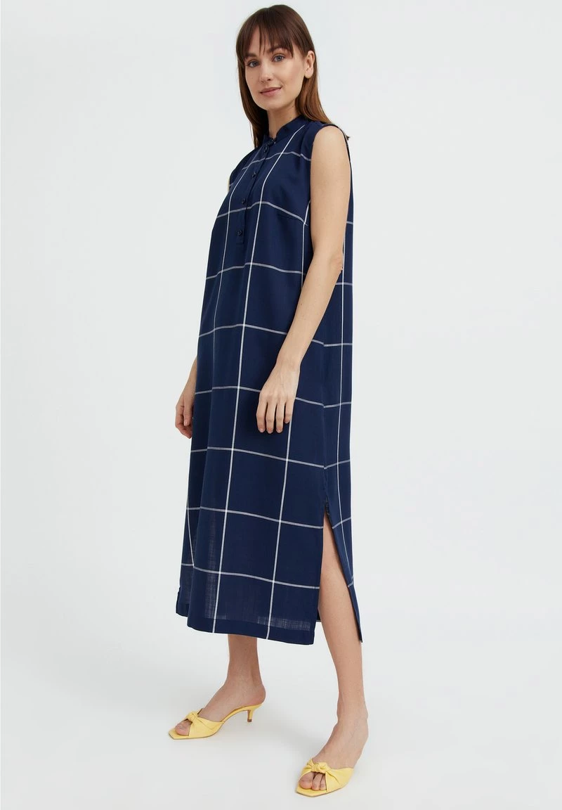 Finn Flare Damen Blusenkleid - Dark Blue 8 Finn Flare Damen Blusenkleid - Dark Blue – Bild 6