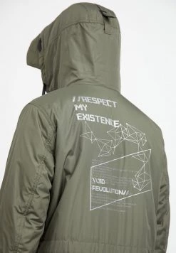 Finn Flare Herren Wintermantel - Khaki 14 Finn Flare Herren Wintermantel - Khaki -Finn Flare Verkaufsladen 64a4daf2b6544cc68ed3625cd8ce6434