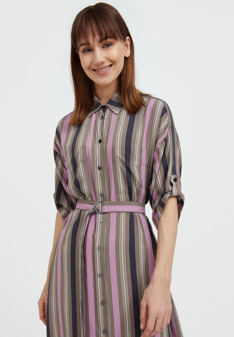 Finn Flare Damen Blusenkleid - Light Brown 7 Finn Flare Damen Blusenkleid - Light Brown – Bild 5