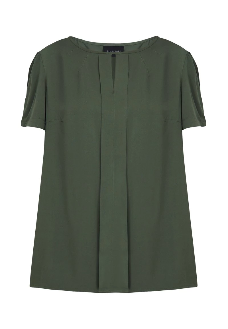 Finn Flare Damen Bluse - Dark Green 9 Finn Flare Damen Bluse - Dark Green – Bild 7