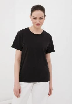 Finn Flare Damen T-Shirt Basic - Black