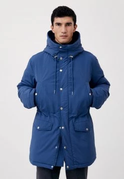 Finn Flare Herren Wintermantel - Dark Blue