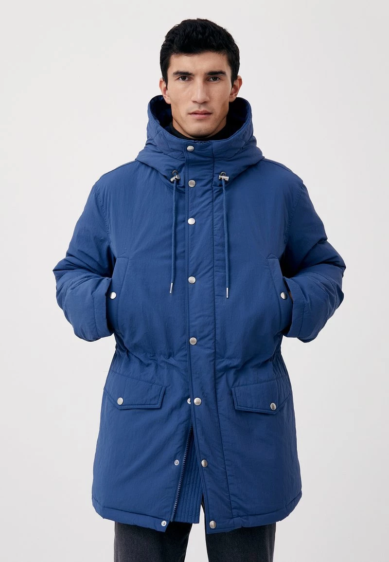 Finn Flare Herren Wintermantel - Dark Blue 3 Finn Flare Herren Wintermantel - Dark Blue