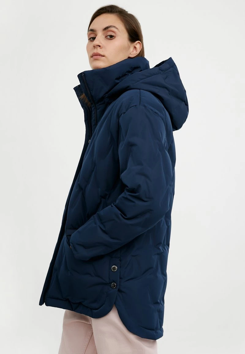 Finn Flare Daunenmantel - Dark Blue | Damen 10 Finn Flare Daunenmantel - Dark Blue | Damen – Bild 8