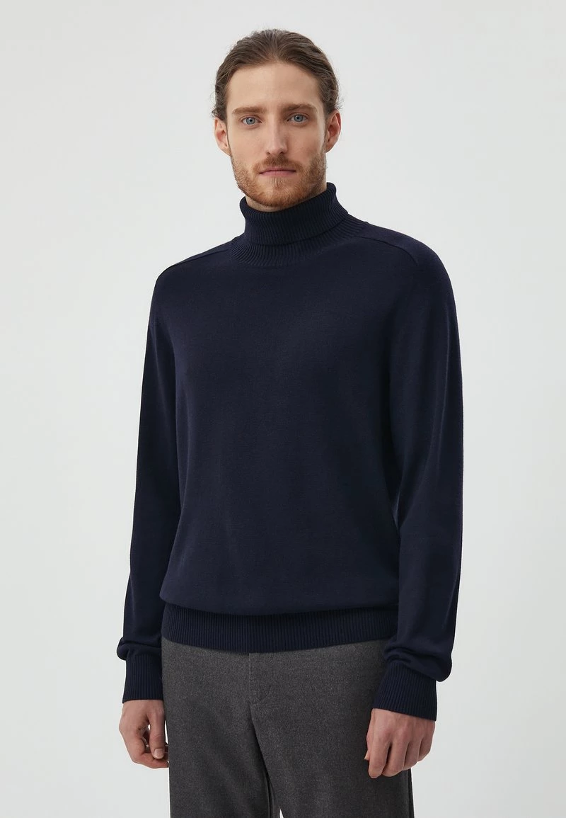 Finn Flare Herren BASIC - Strickpullover - Dark Blue 8 Finn Flare Herren BASIC - Strickpullover - Dark Blue – Bild 6