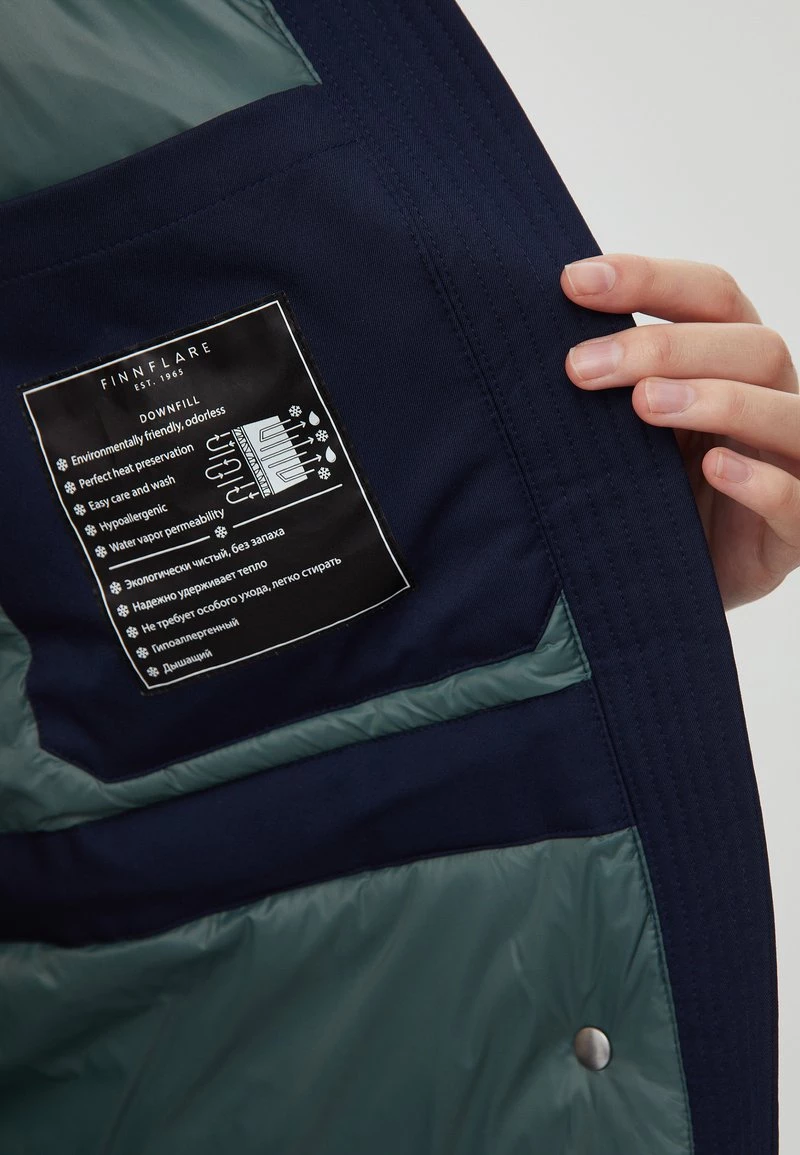 Finn Flare Damen Parka - Dark Blue 6 Finn Flare Damen Parka - Dark Blue – Bild 4