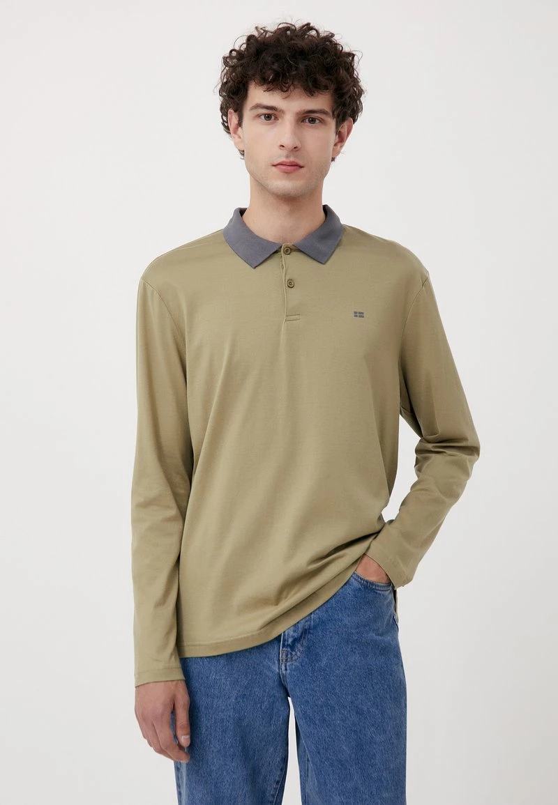 Finn Flare Herren Poloshirt - Olive-green 3 Finn Flare Herren Poloshirt - Olive-green