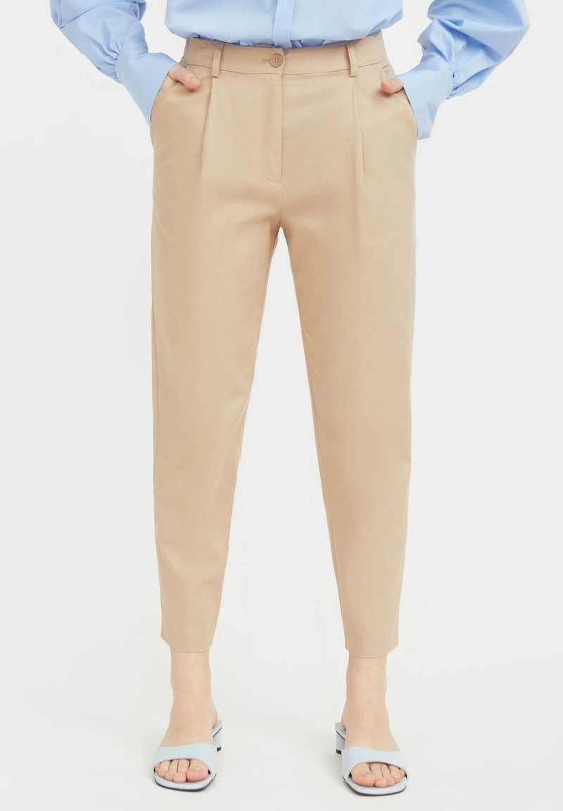 Finn Flare Damen Stoffhose - Beige 3 Finn Flare Damen Stoffhose - Beige