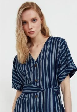 Finn Flare Damen Blusenkleid - Dark Blue 13 Finn Flare Damen Blusenkleid - Dark Blue -Finn Flare Verkaufsladen 672b318470624c5ca7238198179dc253