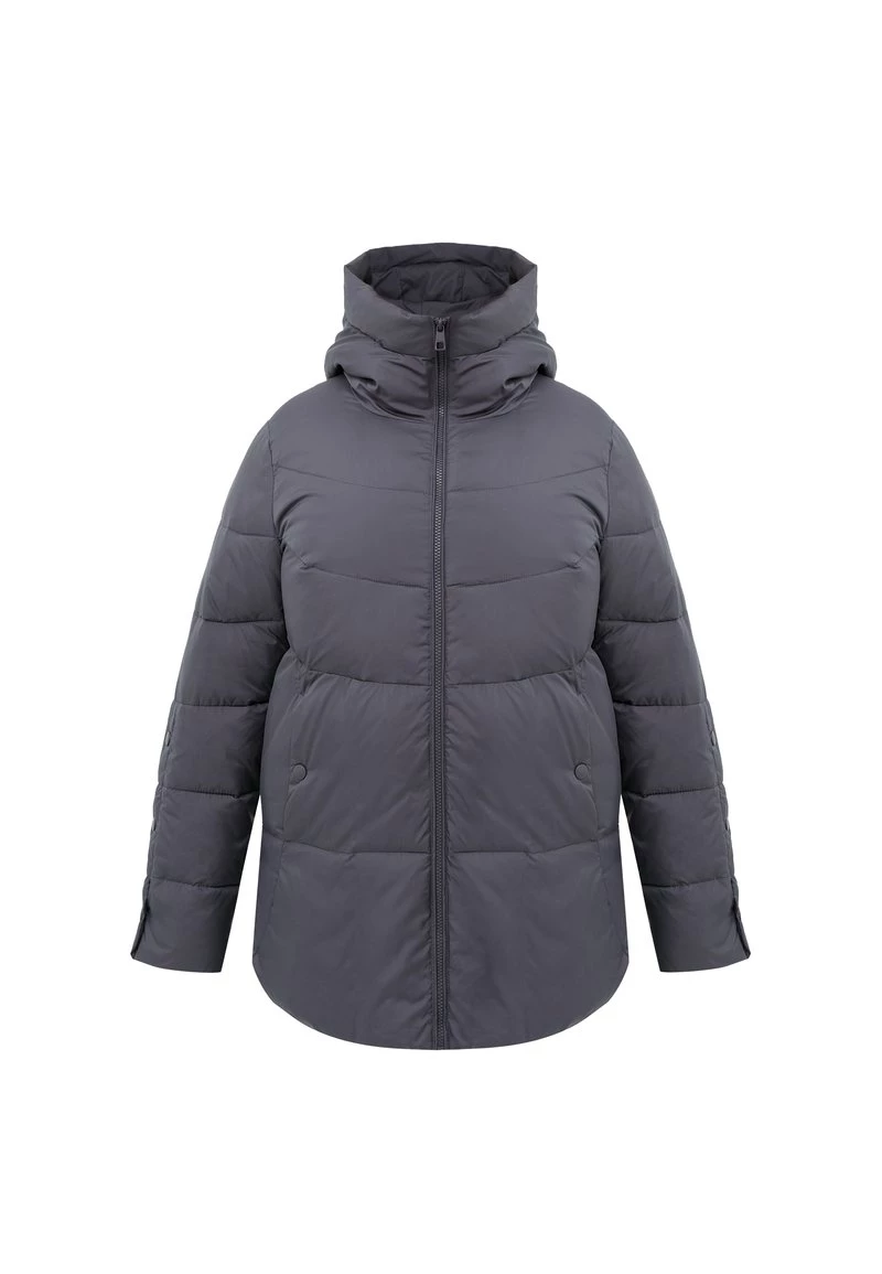 Finn Flare Damen Wintermantel - Dark Grey 8 Finn Flare Damen Wintermantel - Dark Grey – Bild 6
