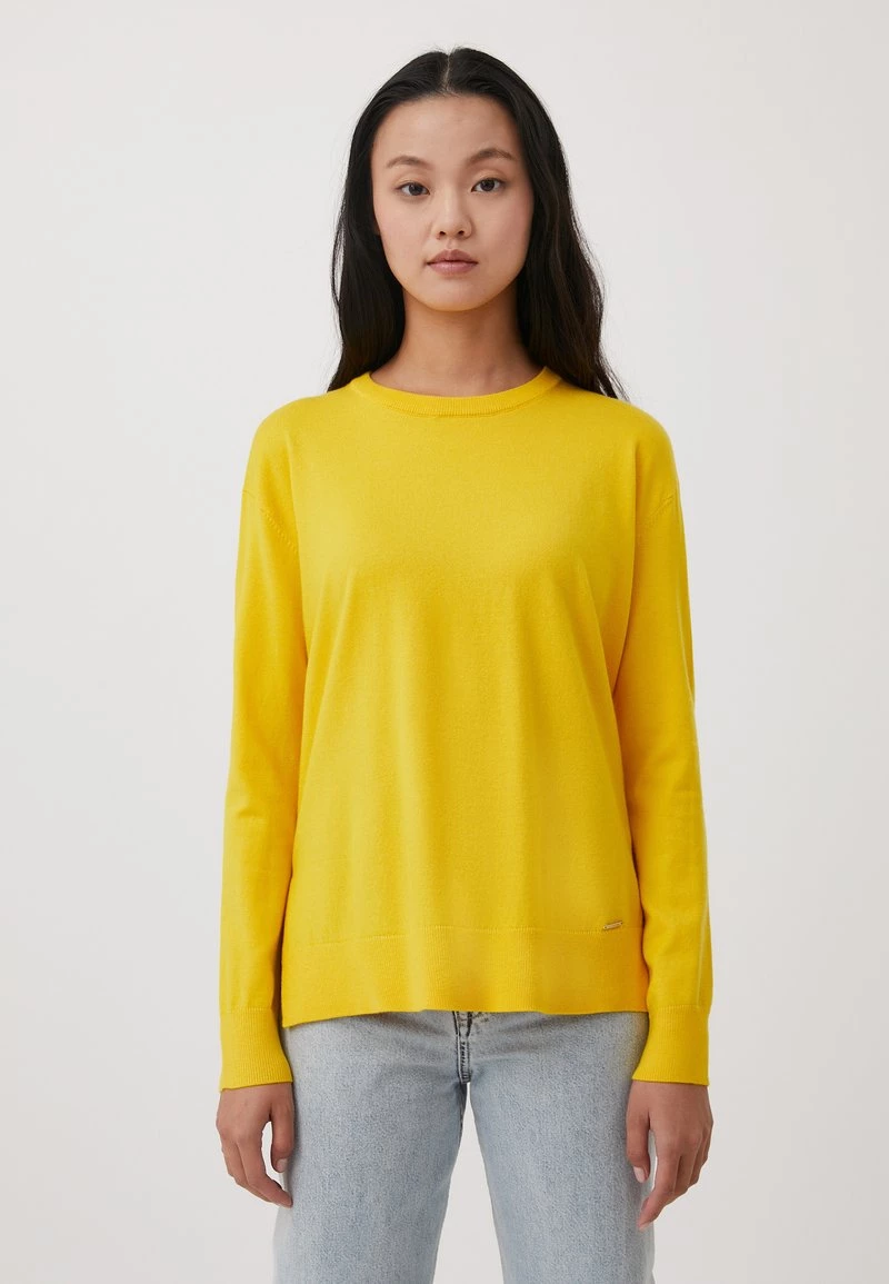 Finn Flare Damen Strickpullover - Yellow 3 Finn Flare Damen Strickpullover - Yellow