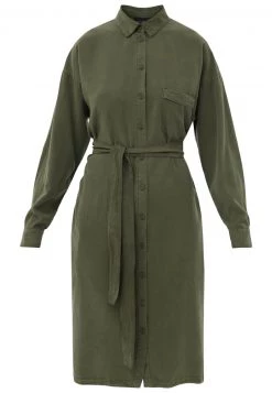 Finn Flare Damen Jeanskleid - Dark Green -Finn Flare Verkaufsladen 68561ed7546e48a0bb618fef035efd16