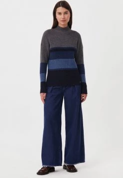 Finn Flare Damen Strickpullover - Dark Blue 10 Finn Flare Damen Strickpullover - Dark Blue -Finn Flare Verkaufsladen 694cf086640c414f90b3544c248d3ad9