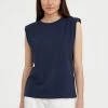 Finn Flare Damen Top - Dark Blue -Finn Flare Verkaufsladen 69bf17e6faaf4f3489cc05f5c8134483