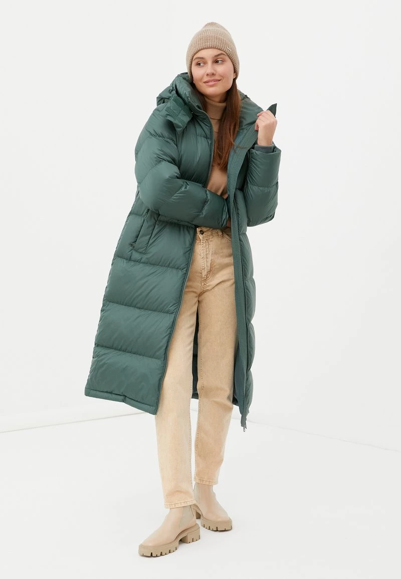 Finn Flare Damen DAUNENMANTEL - Daunenmantel - Dark Green 4 Finn Flare Damen DAUNENMANTEL - Daunenmantel - Dark Green – Bild 2