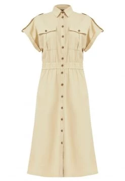 Finn Flare Damen Blusenkleid - Beige -Finn Flare Verkaufsladen 6a20a39a9a2d429c9de58bfd7240d3cd