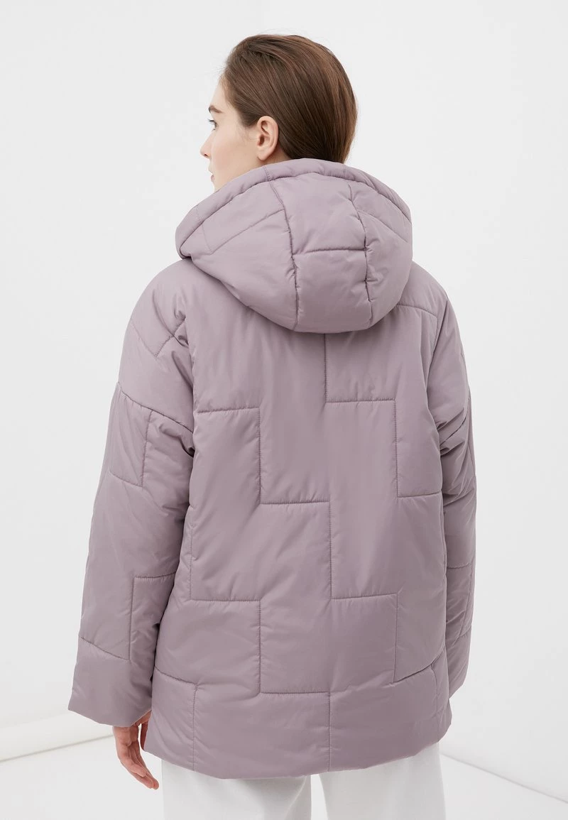Finn Flare Damen Winterjacke - Grey/lilac 5 Finn Flare Damen Winterjacke - Grey/lilac – Bild 3