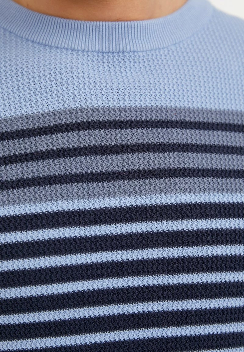 Finn Flare Herren Strickpullover - Light Blue 7 Finn Flare Herren Strickpullover - Light Blue – Bild 5