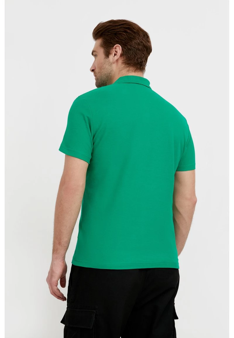Finn Flare Poloshirt - Green | Herren 5 Finn Flare Poloshirt - Green | Herren – Bild 3