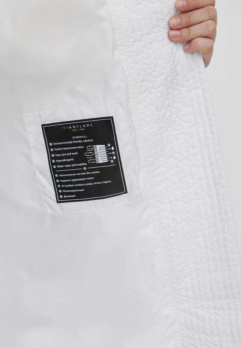 Finn Flare Wintermantel - White | Damen 7 Finn Flare Wintermantel - White | Damen – Bild 5