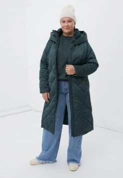 Finn Flare Damen Wintermantel - Dark Green