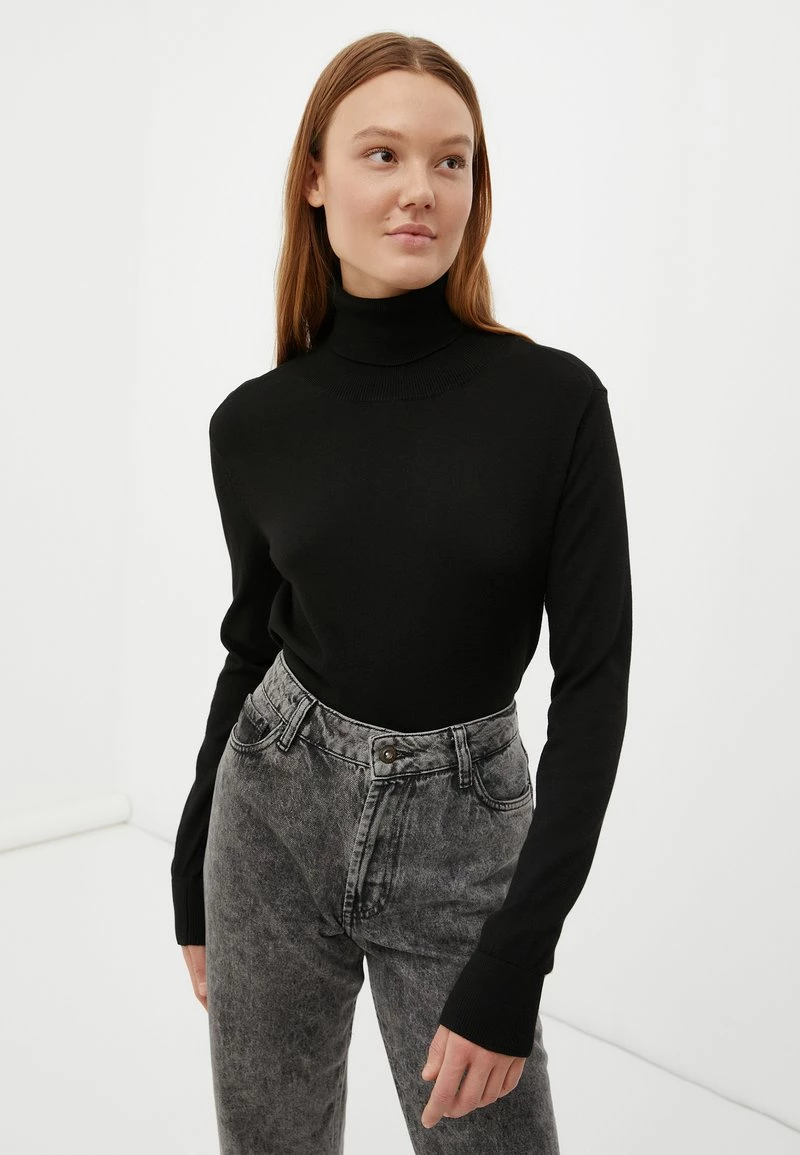 Finn Flare Strickpullover - Black | Damen 3 Finn Flare Strickpullover - Black | Damen
