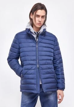 Finn Flare Herren Winterjacke - Dark Blue