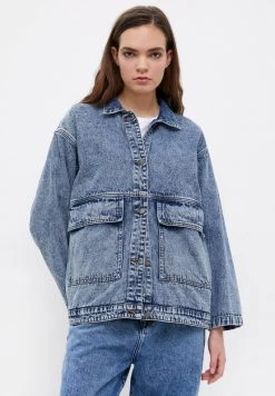 Finn Flare Damen Jeansjacke - Blue