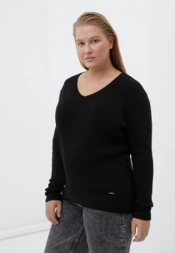 Finn Flare Damen LANGARM - Strickpullover - Black 11 Finn Flare Damen LANGARM - Strickpullover - Black -Finn Flare Verkaufsladen 6d96990d0cdb4f22acf6b5ef7750731c