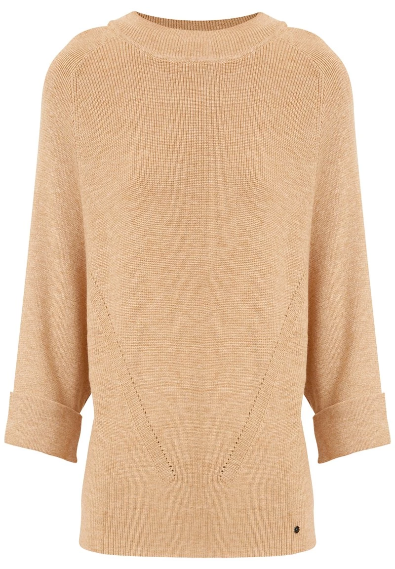 Finn Flare Strickpullover - Beige | Damen 8 Finn Flare Strickpullover - Beige | Damen – Bild 6