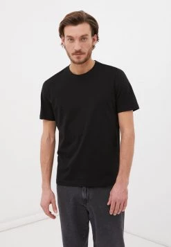 Finn Flare Herren T-Shirt Basic - Black