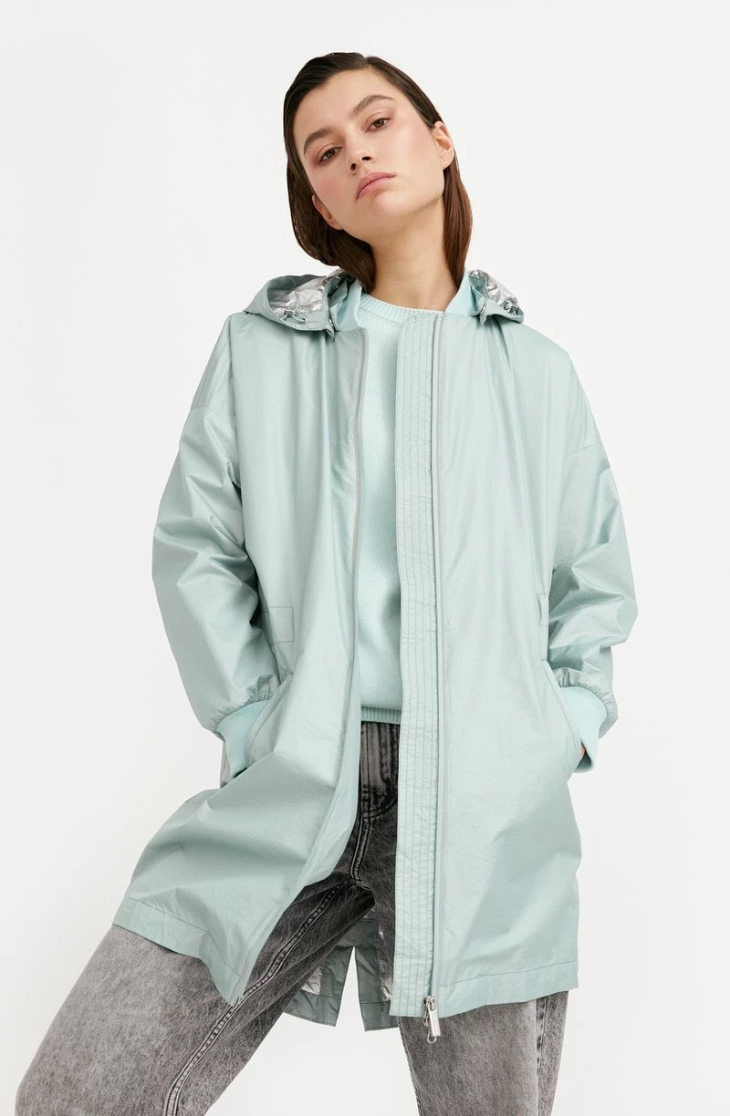 Finn Flare Damen Regenjacke / Wasserabweisende Jacke - Green 6 Finn Flare Damen Regenjacke / Wasserabweisende Jacke - Green – Bild 4