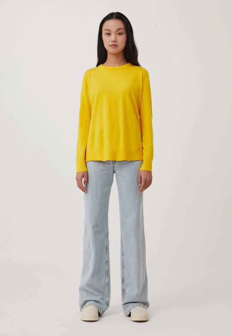 Finn Flare Damen Strickpullover - Yellow 4 Finn Flare Damen Strickpullover - Yellow – Bild 2