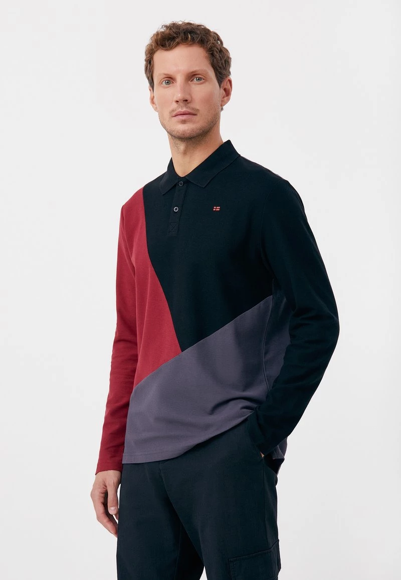 Finn Flare Herren Poloshirt - Black 6 Finn Flare Herren Poloshirt - Black – Bild 4