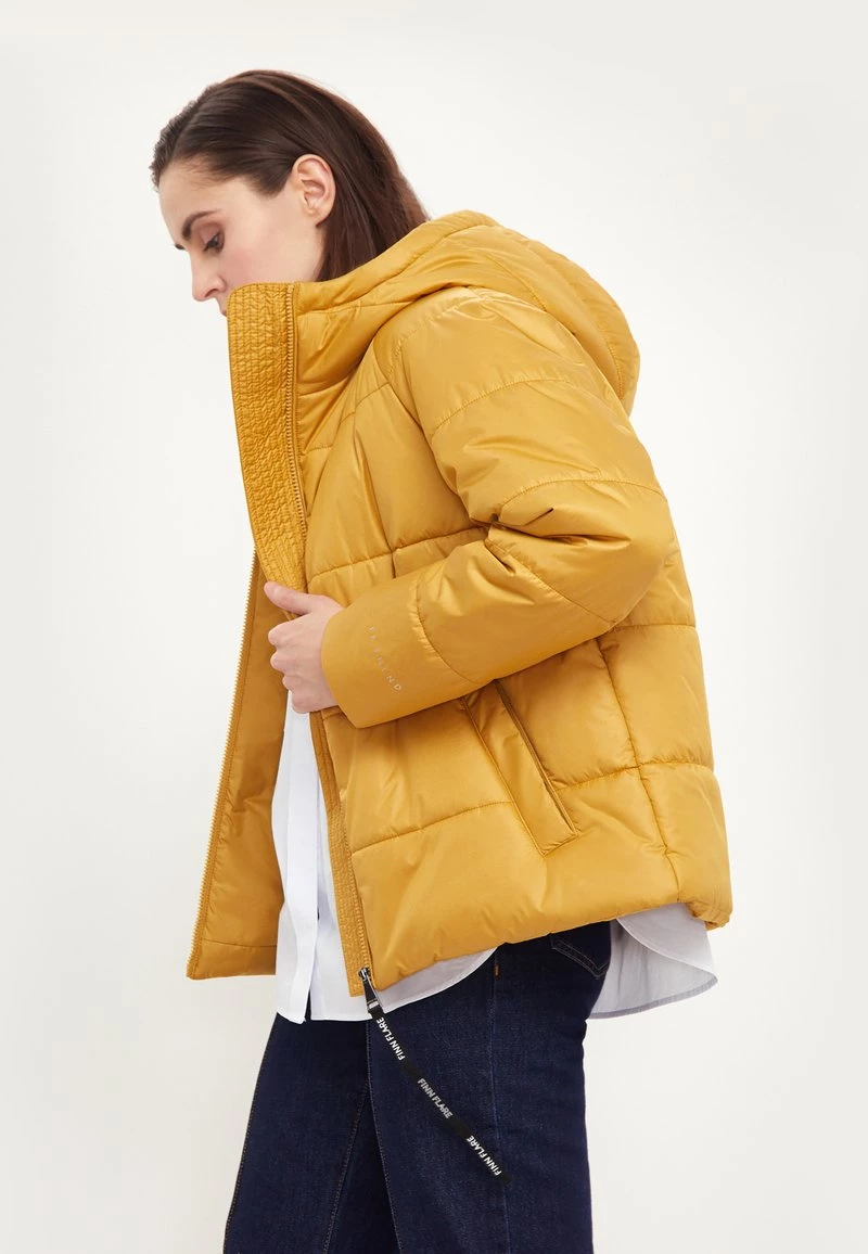 Finn Flare Damen Winterjacke - Orange 9 Finn Flare Damen Winterjacke - Orange – Bild 7