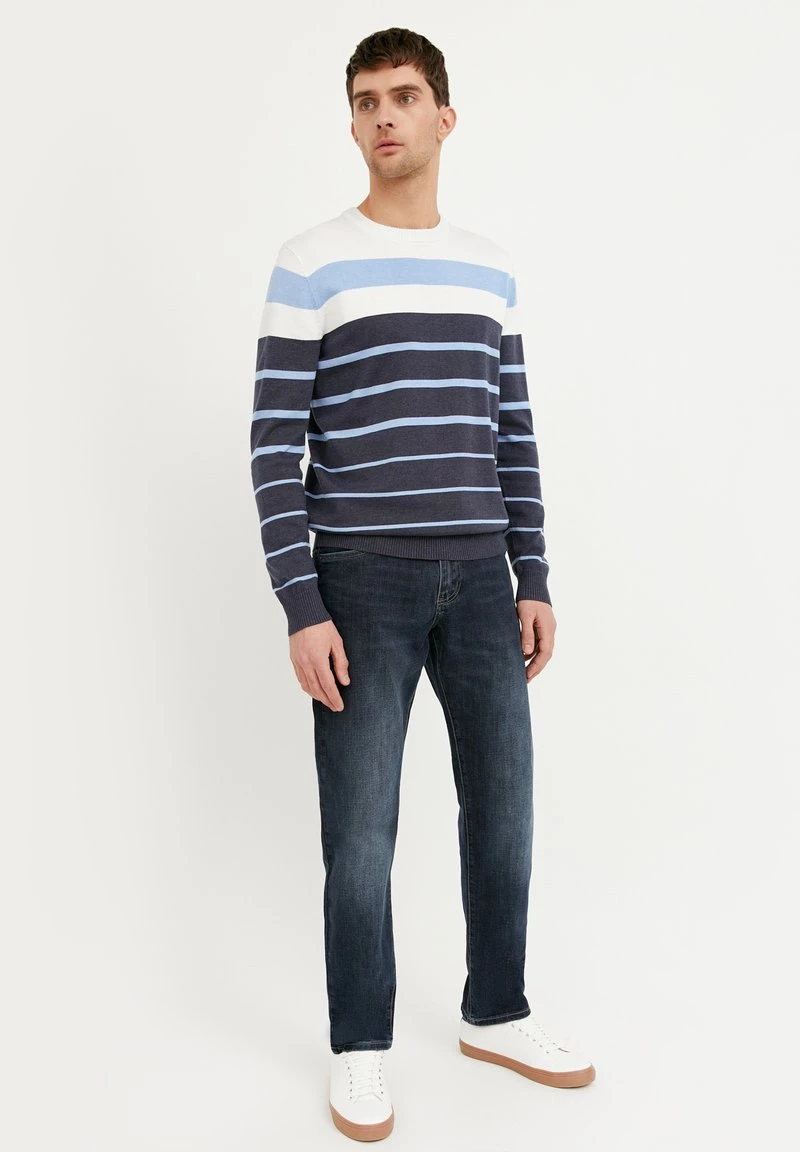 Finn Flare Herren Jeans Straight Leg - Dark Blue 4 Finn Flare Herren Jeans Straight Leg - Dark Blue – Bild 2