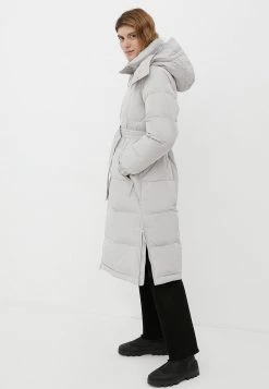 Finn Flare Damen Daunenmantel - Light Grey -Finn Flare Verkaufsladen 706e2667de8242459e6e5d9d1a46f2a4