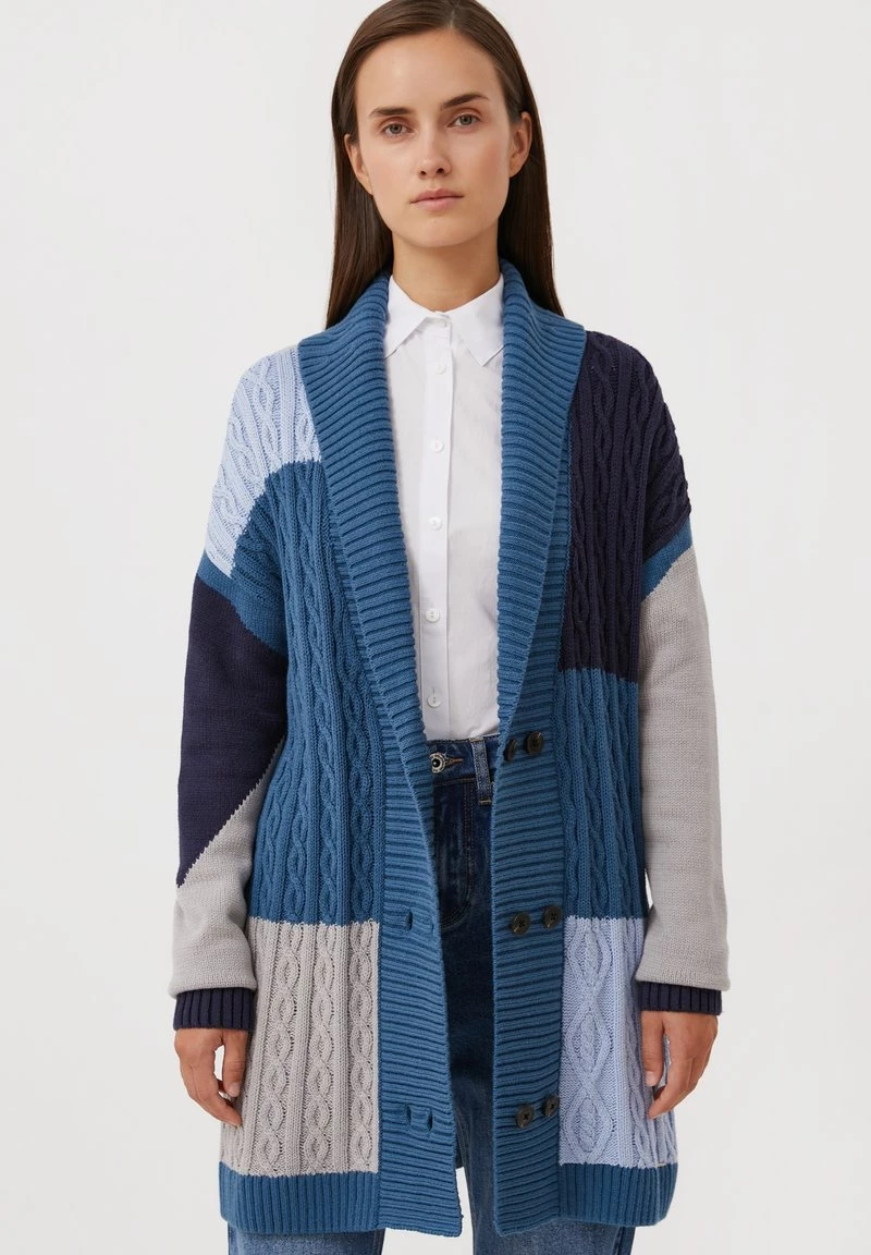 Finn Flare Damen Strickjacke - Grey-blue 4 Finn Flare Damen Strickjacke - Grey-blue – Bild 2