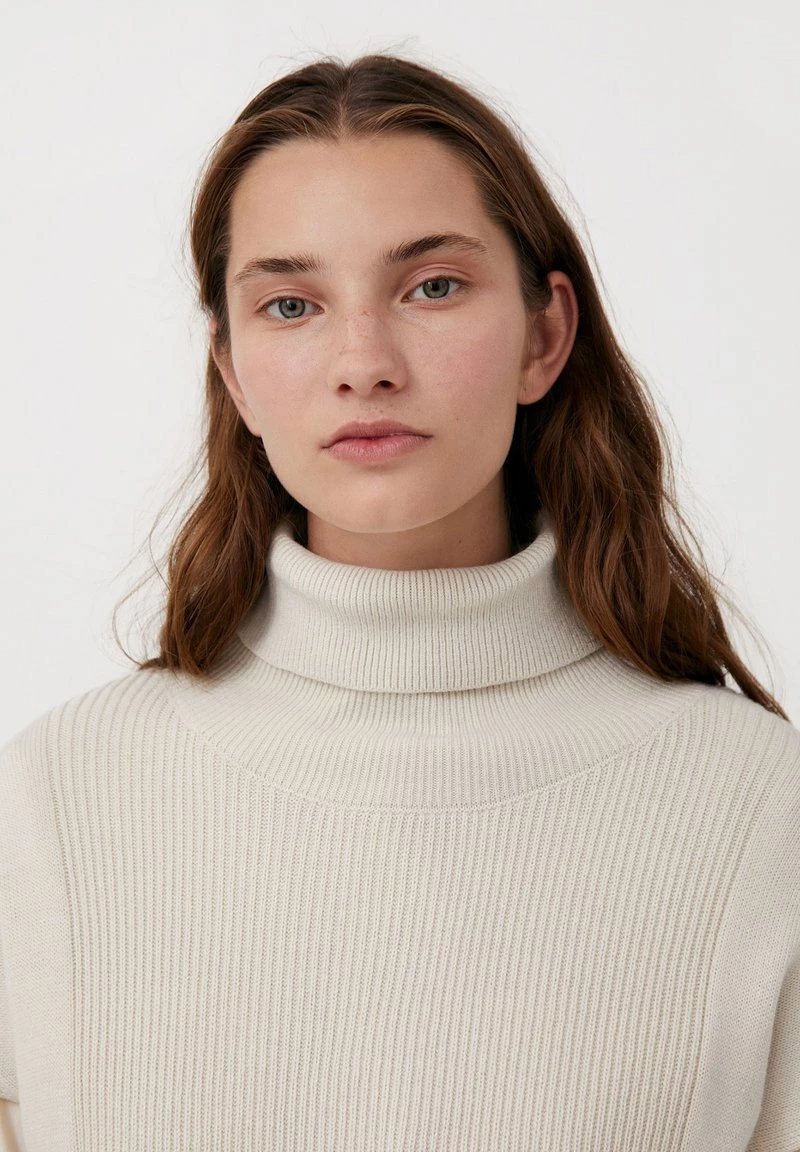 Damen FINN FLARE ROLLKRAGEN - T-Shirt Basic - Beige 6 Damen FINN FLARE ROLLKRAGEN - T-Shirt Basic - Beige – Bild 4