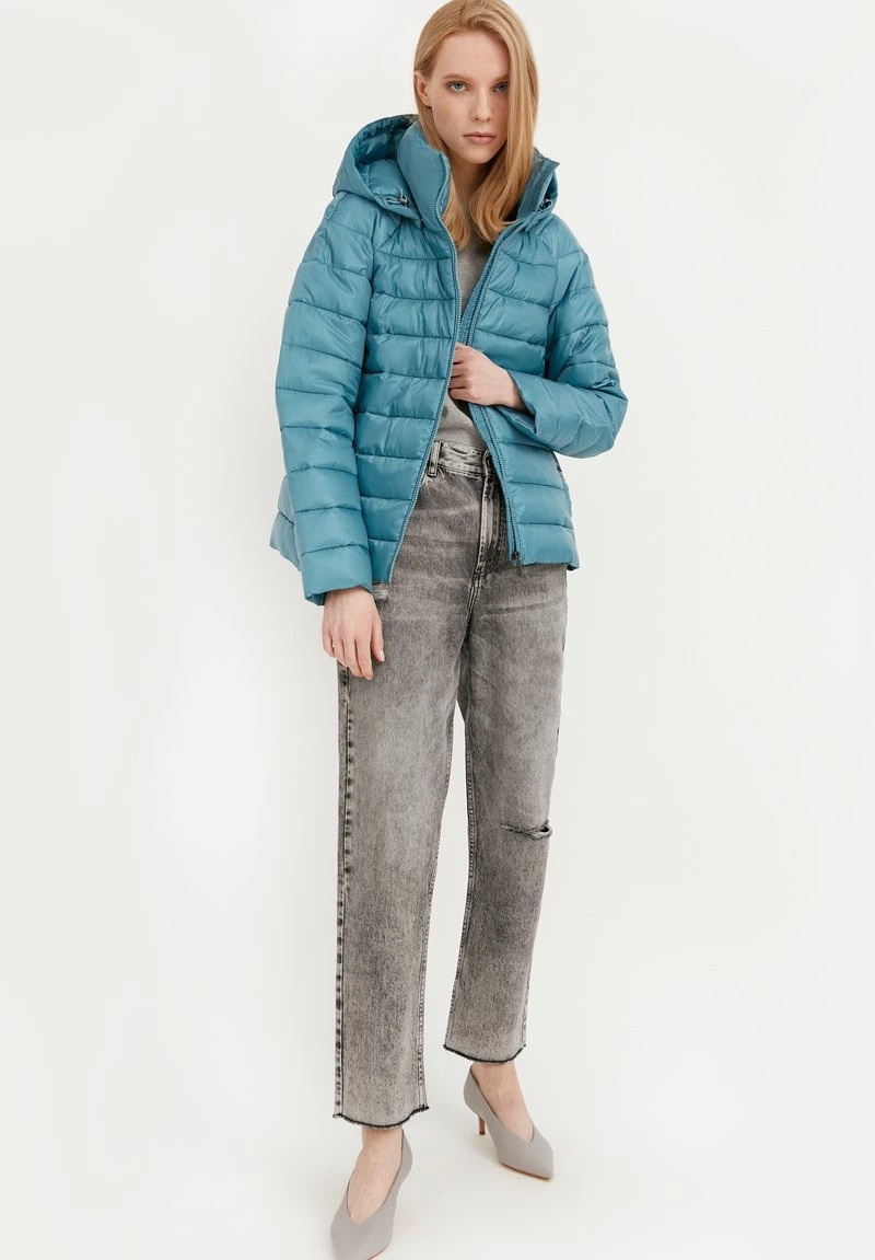Finn Flare Damen Winterjacke - Dark Turquois 4 Finn Flare Damen Winterjacke - Dark Turquois – Bild 2