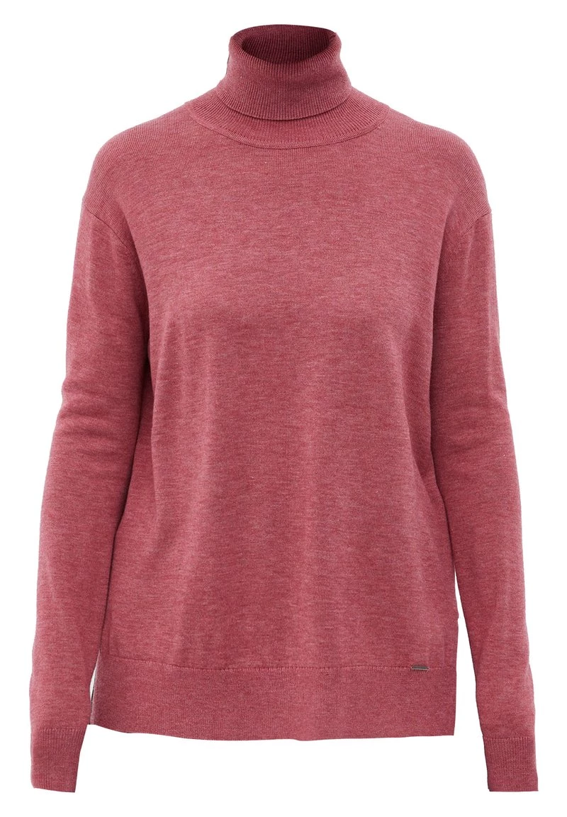Finn Flare Strickpullover - Dark Pink | Damen 8 Finn Flare Strickpullover - Dark Pink | Damen – Bild 6