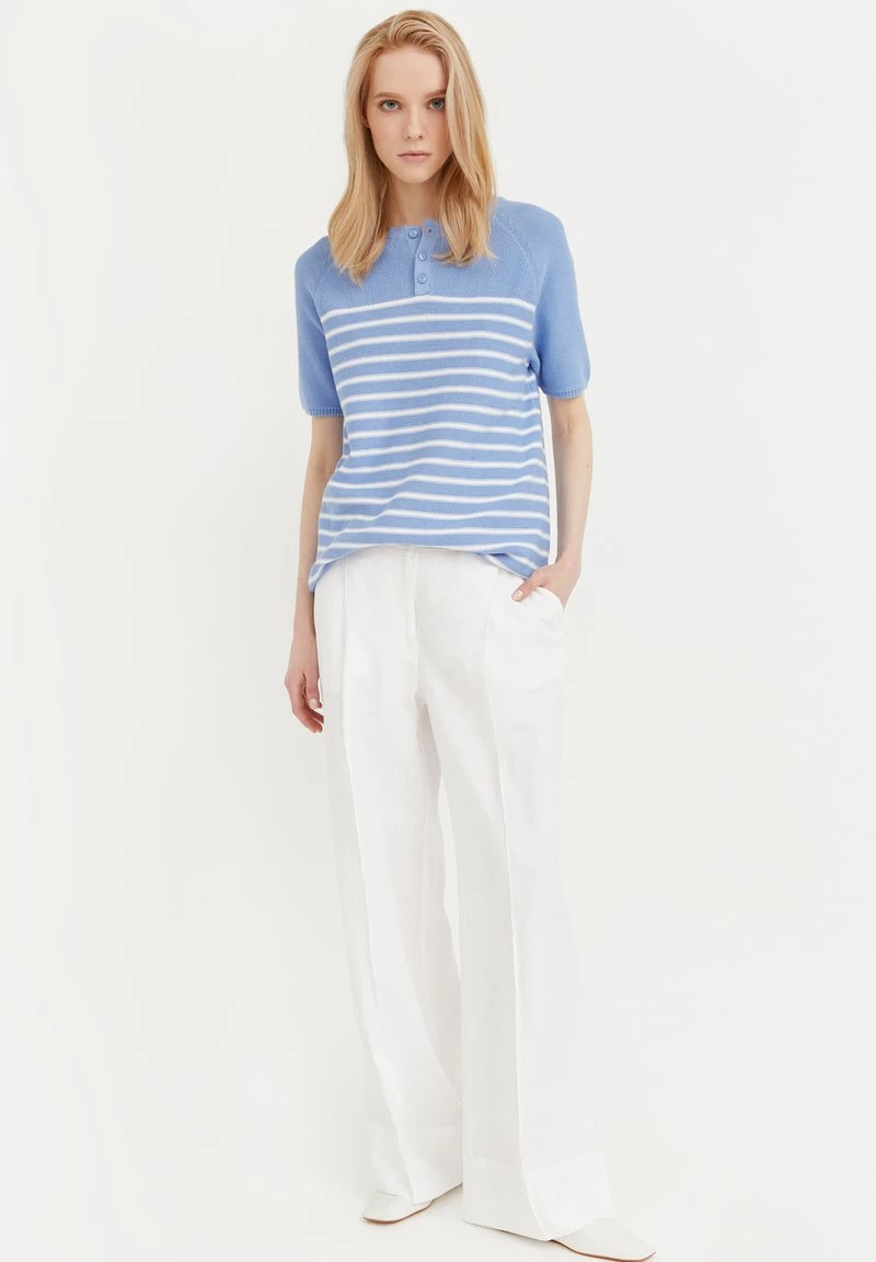 Finn Flare Damen T-Shirt Print - Light Blue 4 Finn Flare Damen T-Shirt Print - Light Blue – Bild 2