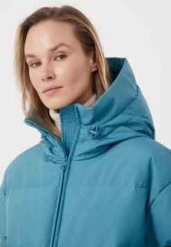 Finn Flare Damen Daunenmantel - Dark Turquois -Finn Flare Verkaufsladen 73648cf0d01c4837ac97b9ce2dc2b8d6