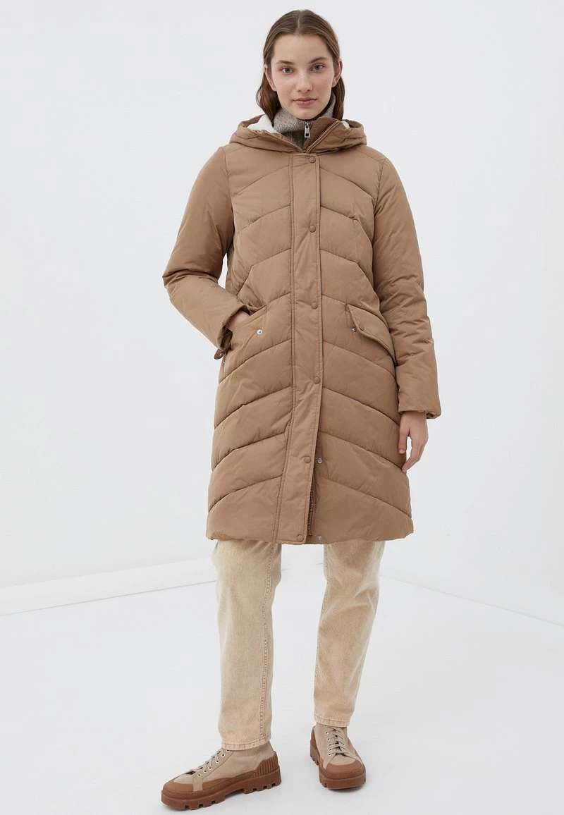 Finn Flare Wintermantel - Dark Beige | Damen 4 Finn Flare Wintermantel - Dark Beige | Damen – Bild 2