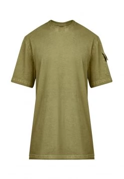 Finn Flare T-Shirt Print - Olive Green | Herren -Finn Flare Verkaufsladen 738fa6487b67458bb18661ce6d506391