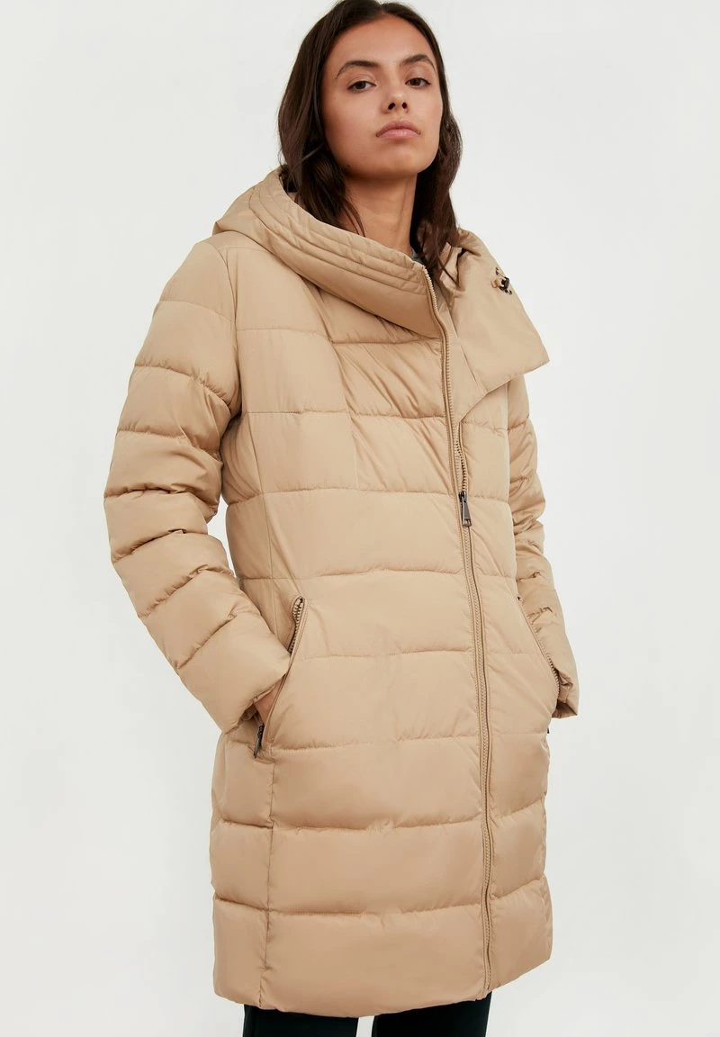 Finn Flare Damen Wintermantel - Beige 3 Finn Flare Damen Wintermantel - Beige