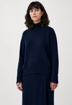 Finn Flare Damen Strickpullover - Dark Blue -Finn Flare Verkaufsladen 73bba7863e5e48c1b521e35b544d944c