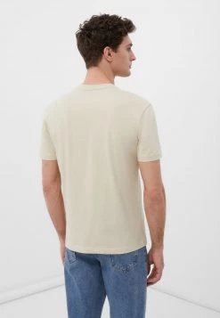 Finn Flare Herren T-Shirt Basic - Greybeige -Finn Flare Verkaufsladen 74571dafca294a46af1c9030c840346a