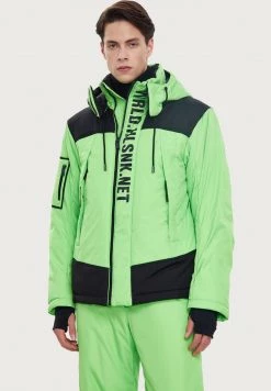 Finn Flare Herren Winterjacke - Neon Green