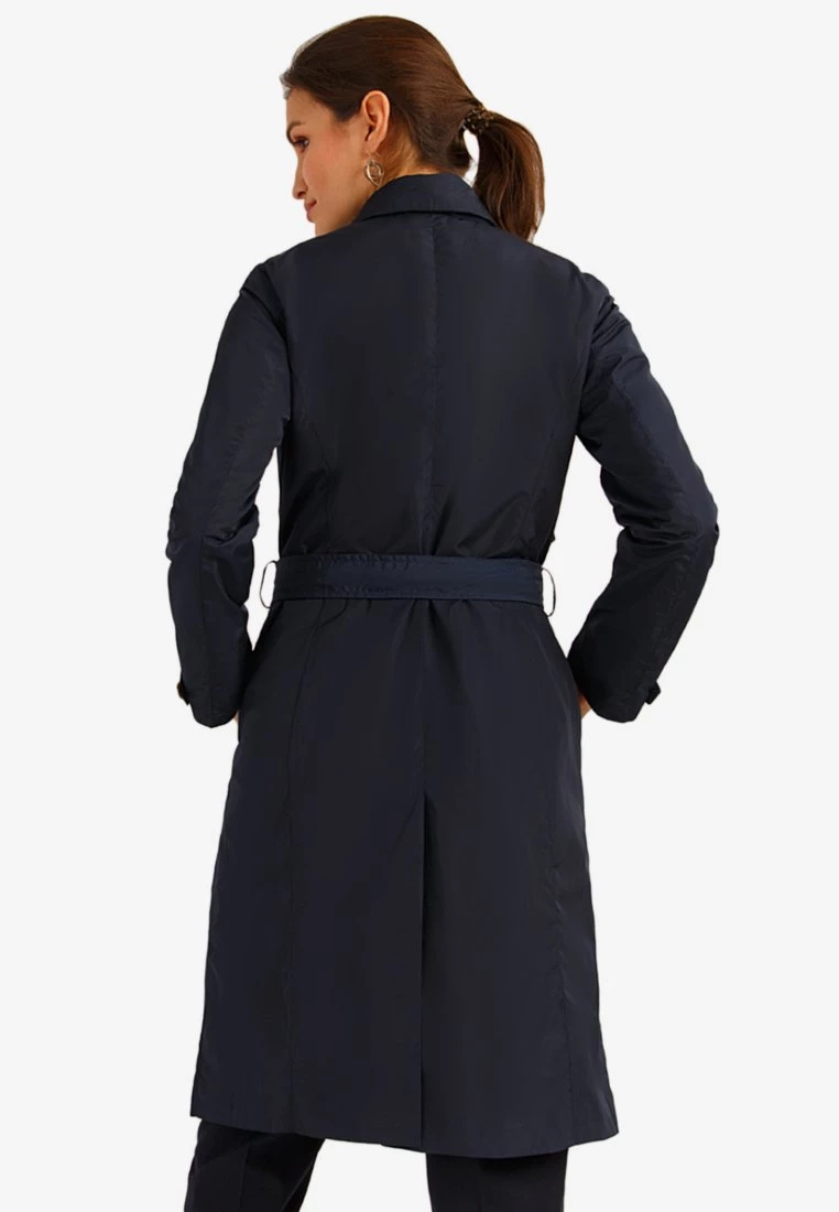 Finn Flare MIT BINDEGÜRTEL - Trenchcoat - Dark Blue | Damen 5 Finn Flare MIT BINDEGÜRTEL - Trenchcoat - Dark Blue | Damen – Bild 3